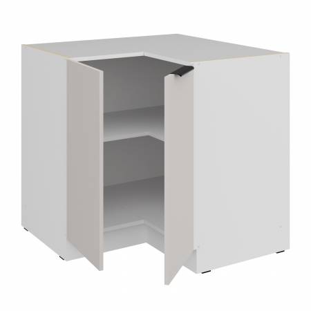 Szafka narożna dolna 90 cm kaszmir + biały CAROL 90 x 90 DN 2F BB